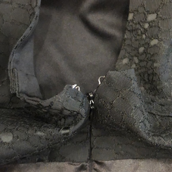 Le Chateau Sleeveless Midi Black Dress Size L - Picture 8 of 8